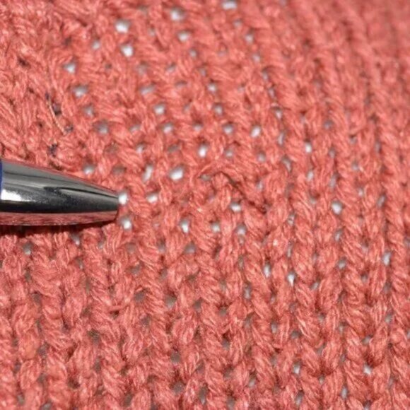 Brooks Spiced Ginger Paprika Rust Orange Dress Cardigan Knit Sweater Vest L - Picture 6 of 7